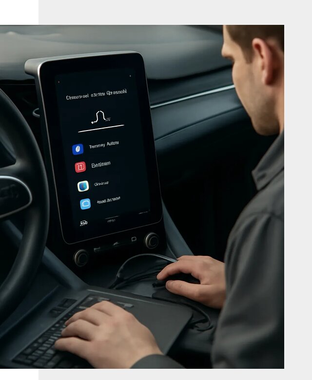 Установка приложений Lynk Co на автомобиль в Азове